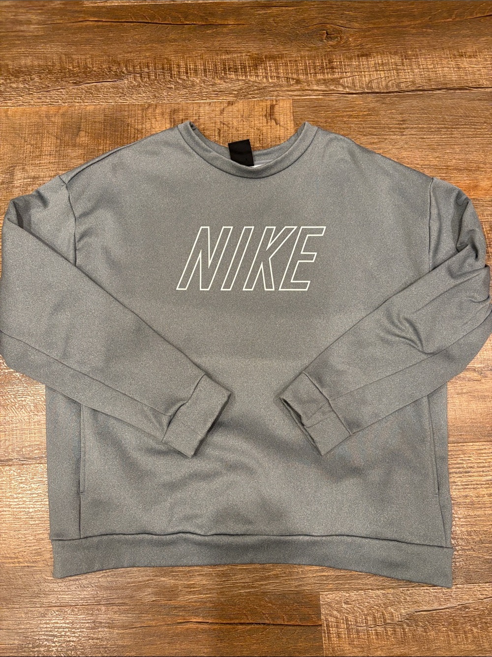 Nike Grey Crewneck with White Logo